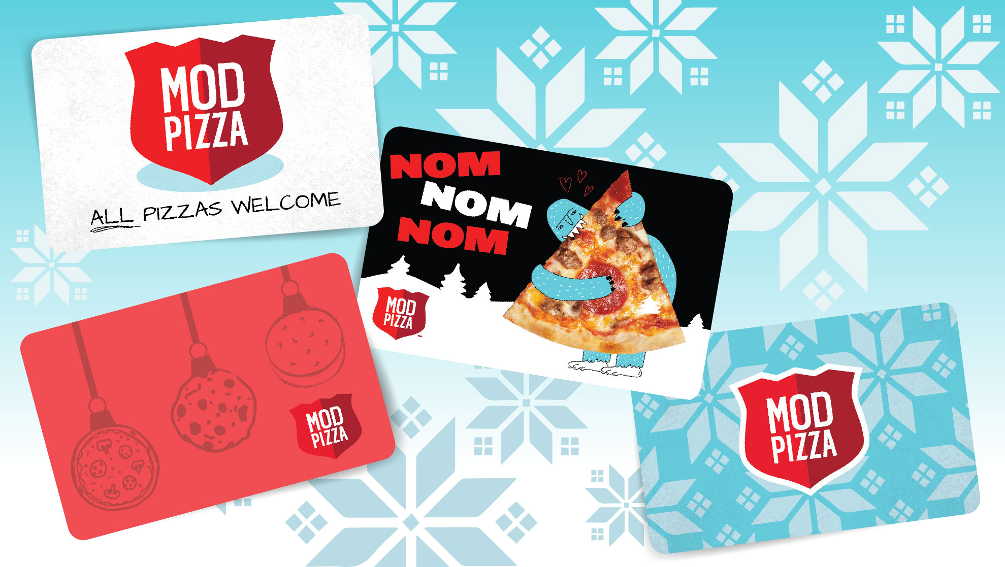 MOD holiday gift cards