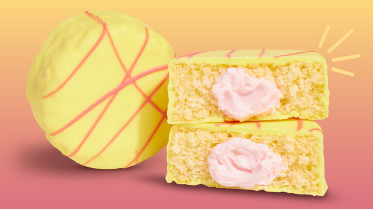 A Strawberry Lemonade No Name Cake from MOD Pizza